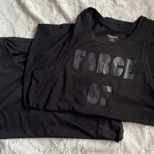 Two gym shirts